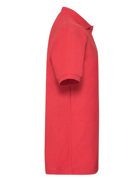 Fruit Of The Loom 63204 FOTL Mens 65/35 Heavy Polo - Red