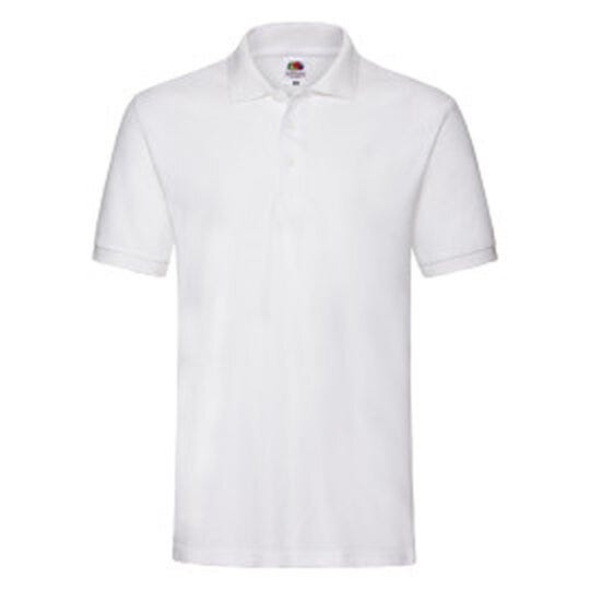 Fruit Of The Loom 63218 FOTL Mens Premium Polo - White