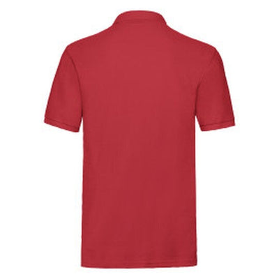 Fruit Of The Loom 63218 FOTL Mens Premium Polo - Red