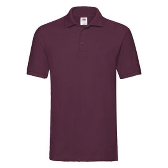 Fruit Of The Loom 63218 FOTL Mens Premium Polo - Burgundy