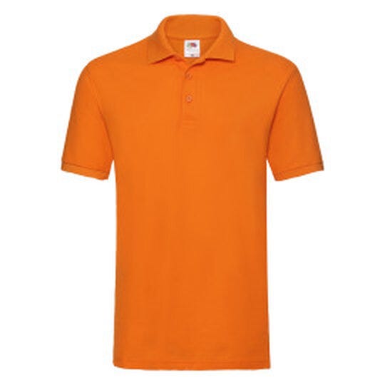 Fruit Of The Loom 63218 FOTL Mens Premium Polo - Orange