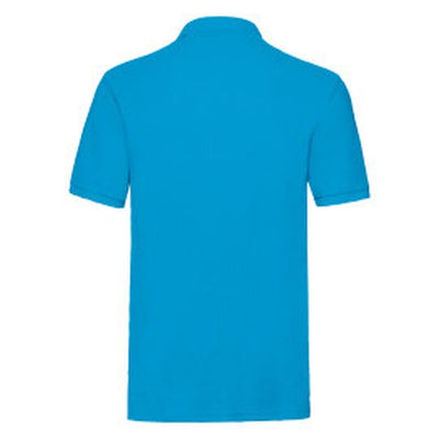 Fruit Of The Loom 63218 FOTL Mens Premium Polo - Azure Blue