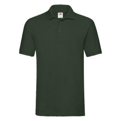 Fruit Of The Loom 63218 FOTL Mens Premium Polo - Bottle Green
