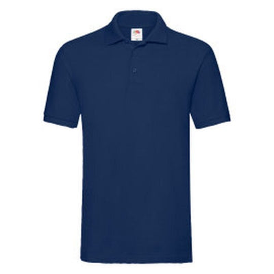 Fruit Of The Loom 63218 FOTL Mens Premium Polo - Navy Blue