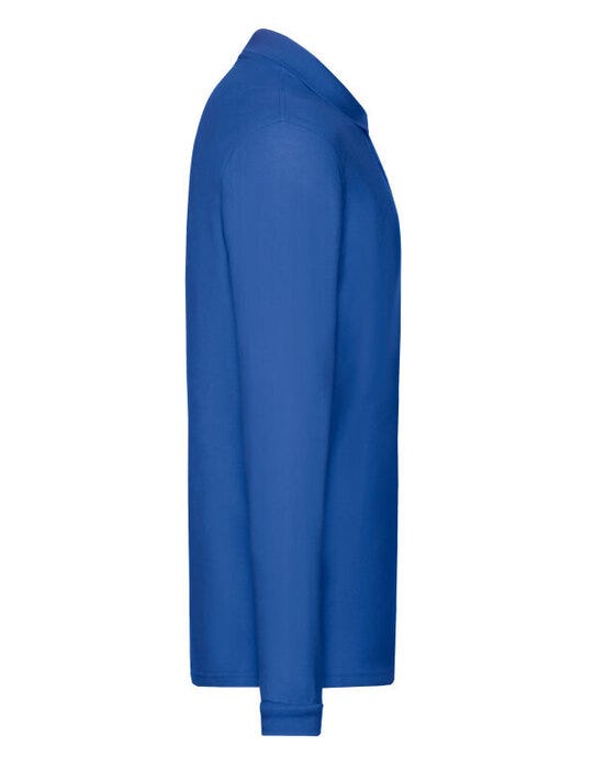 Fruit Of The Loom 63310 FOTL Mens Premium Long Sleeve Polo - Royal