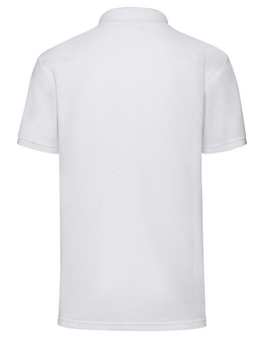 Fruit Of The Loom 63402 FOTL Mens 65/35 Polo - White