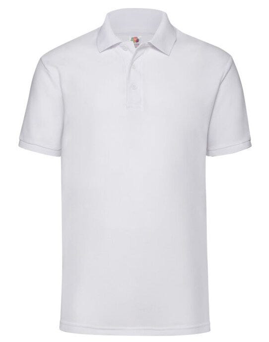Fruit Of The Loom 63402 FOTL Mens 65/35 Polo - White