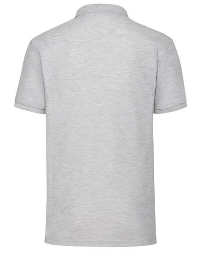 Fruit Of The Loom 63402 FOTL Mens 65/35 Polo - Heather Grey