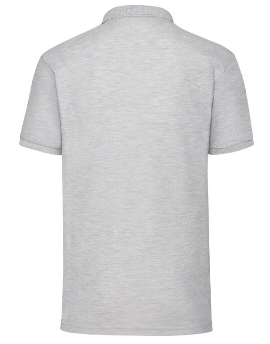 Fruit Of The Loom 63402 FOTL Mens 65/35 Polo - Heather Grey