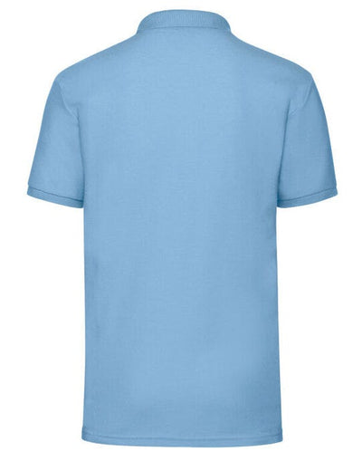 Fruit Of The Loom 63402 FOTL Mens 65/35 Polo - Sky Blue