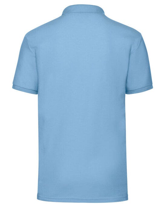Fruit Of The Loom 63402 FOTL Mens 65/35 Polo - Sky Blue
