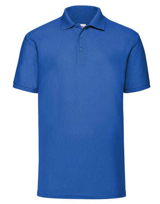 Fruit Of The Loom 63402 FOTL Mens 65/35 Polo - Royal