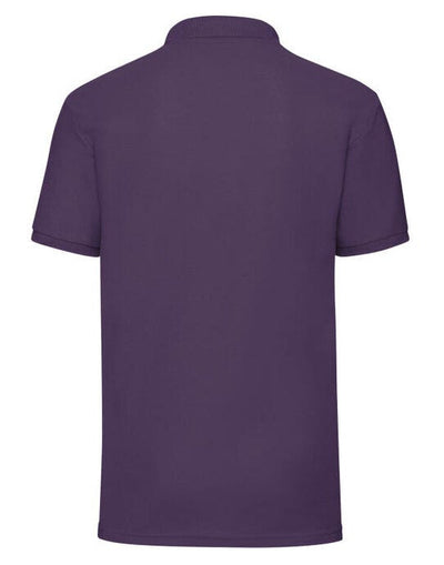 Fruit Of The Loom 63402 FOTL Mens 65/35 Polo - Purple