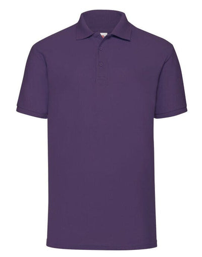 Fruit Of The Loom 63402 FOTL Mens 65/35 Polo - Purple
