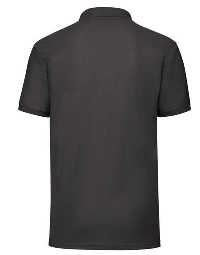Fruit Of The Loom 63402 FOTL Mens 65/35 Polo - Black