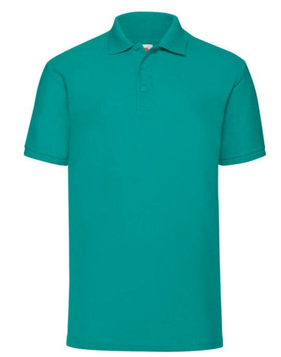 Fruit Of The Loom 63402 FOTL Mens 65/35 Polo - Emerald