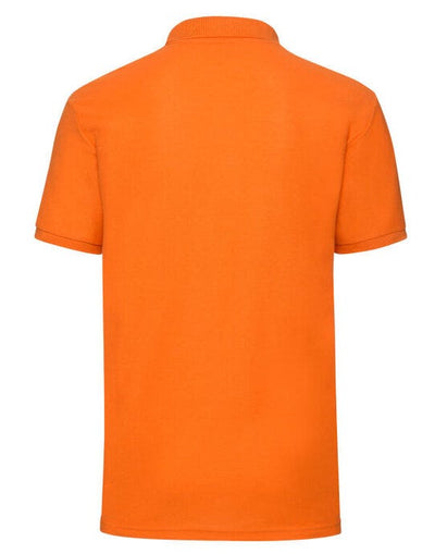 Fruit Of The Loom 63402 FOTL Mens 65/35 Polo - Orange