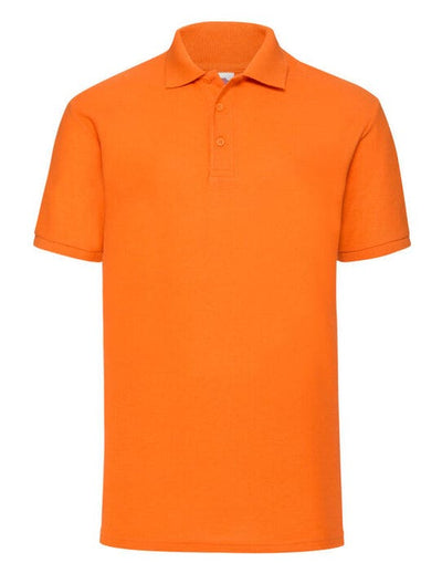 Fruit Of The Loom 63402 FOTL Mens 65/35 Polo - Orange