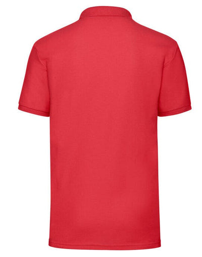 Fruit Of The Loom 63402 FOTL Mens 65/35 Polo - Red