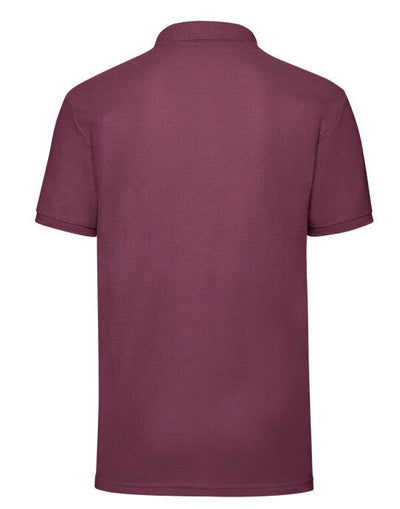 Fruit Of The Loom 63402 FOTL Mens 65/35 Polo - Burgundy