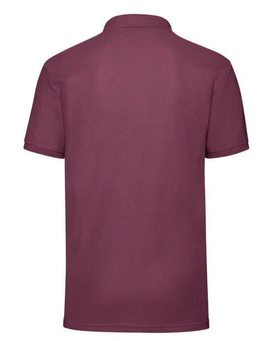 Fruit Of The Loom 63402 FOTL Mens 65/35 Polo - Burgundy