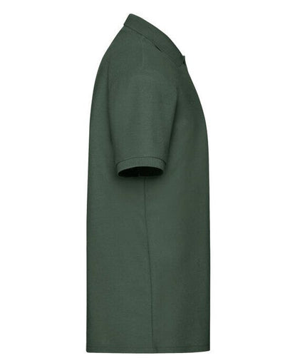 Fruit Of The Loom 63402 FOTL Mens 65/35 Polo - Bottle Green