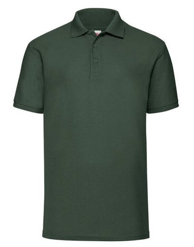 Fruit Of The Loom 63402 FOTL Mens 65/35 Polo - Bottle Green