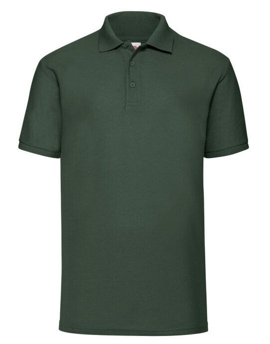 Fruit Of The Loom 63402 FOTL Mens 65/35 Polo - Bottle Green