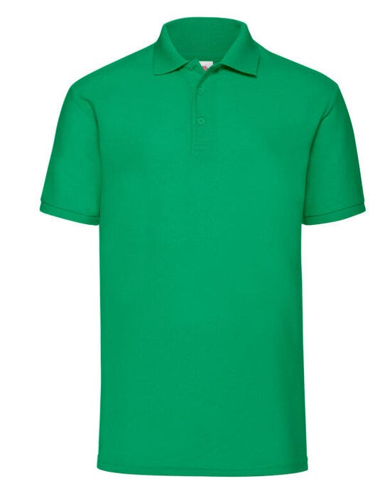 Fruit Of The Loom 63402 FOTL Mens 65/35 Polo - Kelly Green