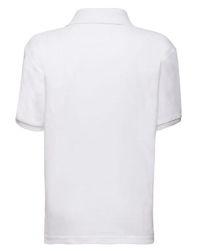Fruit Of The Loom 63417 FOTL Kids 65/35 Polo - White