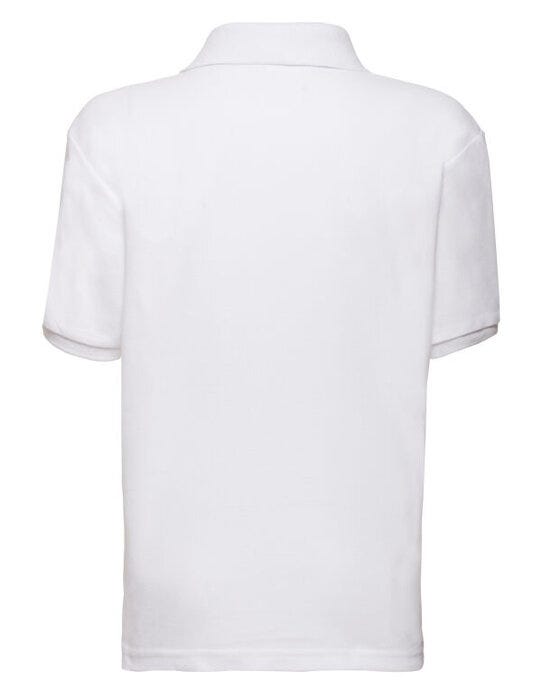 Fruit Of The Loom 63417 FOTL Kids 65/35 Polo - White