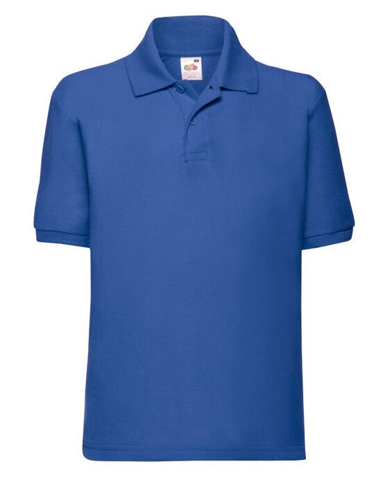 Fruit Of The Loom 63417 FOTL Kids 65/35 Polo - Royal