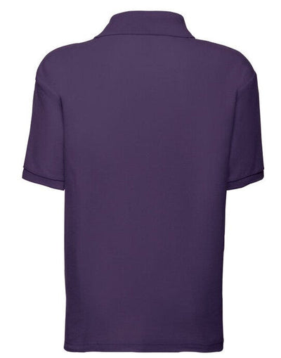 Fruit Of The Loom 63417 FOTL Kids 65/35 Polo - Purple