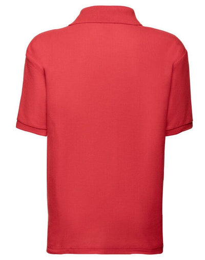 Fruit Of The Loom 63417 FOTL Kids 65/35 Polo - Red