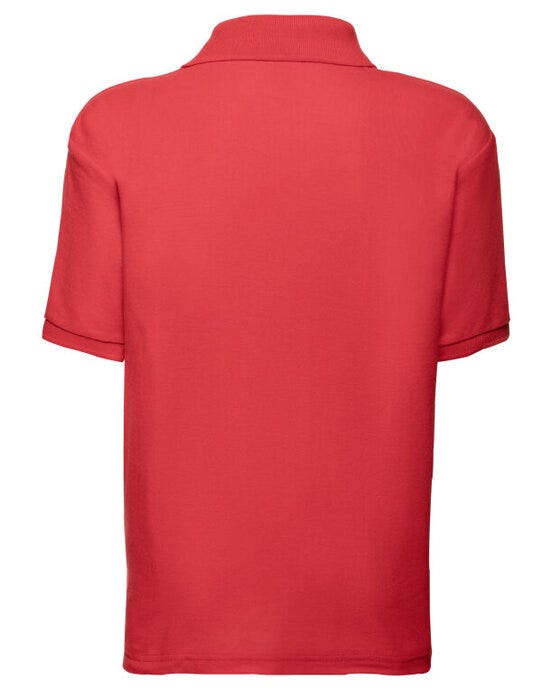Fruit Of The Loom 63417 FOTL Kids 65/35 Polo - Red