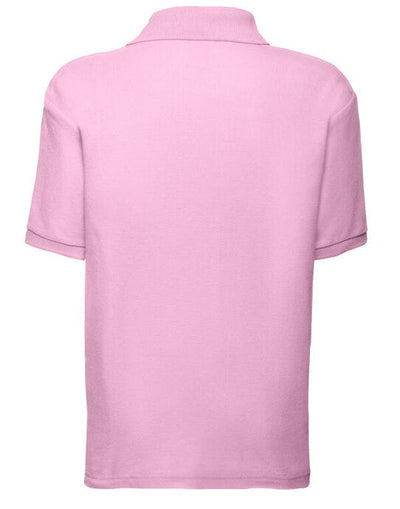 Fruit Of The Loom 63417 FOTL Kids 65/35 Polo - Light Pink