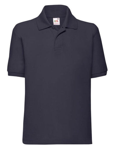Fruit Of The Loom 63417 FOTL Kids 65/35 Polo - Deep Navy