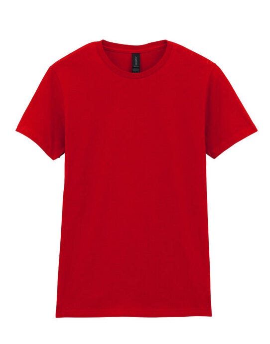 Gildan 64000L Softstyle Ladies' T-Shirt - Red
