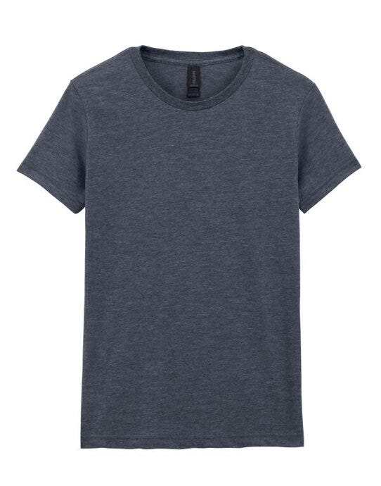 Gildan 64000L Softstyle Ladies' T-Shirt - Dark Heather