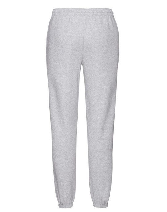 Fruit Of The Loom 64026 FOTL Mens Classic Elastic Cuff Jog Pants - Heather Grey