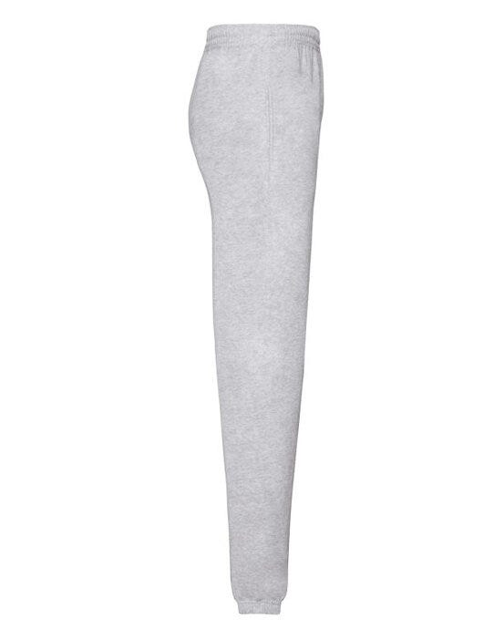 Fruit Of The Loom 64026 FOTL Mens Classic Elastic Cuff Jog Pants - Heather Grey