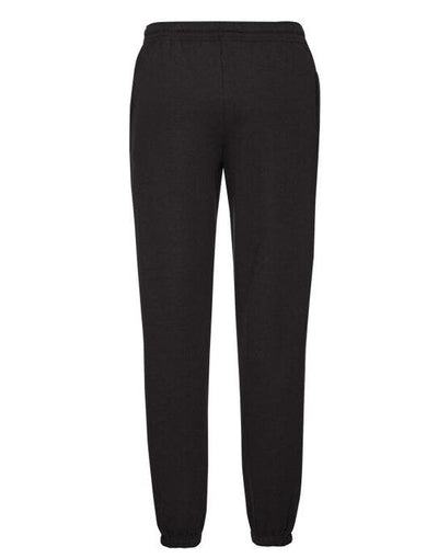 Fruit Of The Loom 64026 FOTL Mens Classic Elastic Cuff Jog Pants - Black