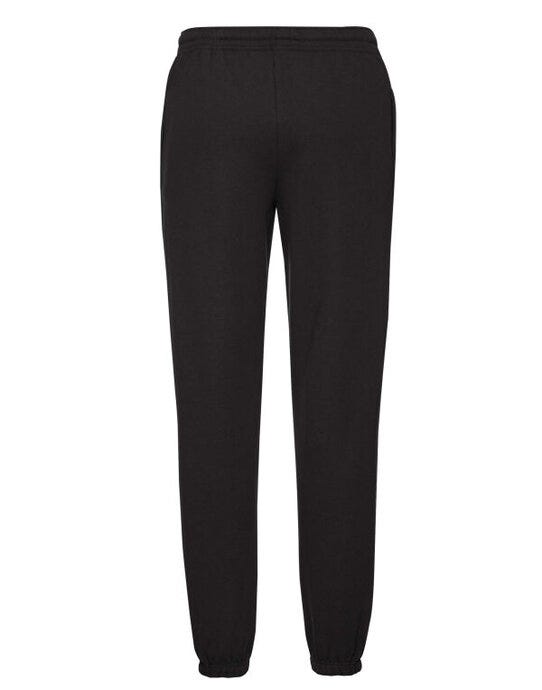 Fruit Of The Loom 64026 FOTL Mens Classic Elastic Cuff Jog Pants - Black