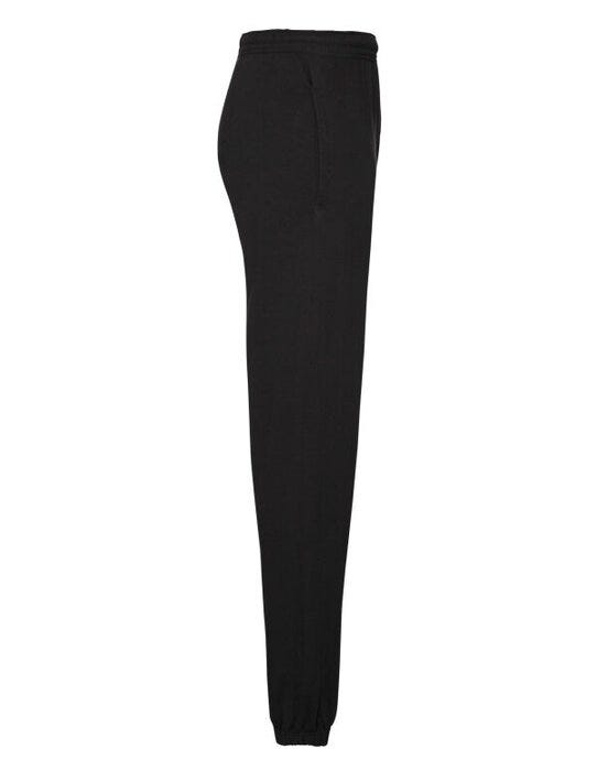 Fruit Of The Loom 64026 FOTL Mens Classic Elastic Cuff Jog Pants - Black