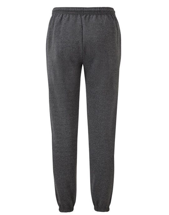 Fruit Of The Loom 64026 FOTL Mens Classic Elastic Cuff Jog Pants - Dark Heather