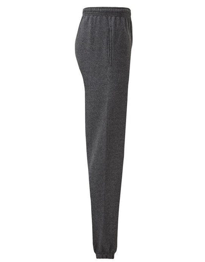 Fruit Of The Loom 64026 FOTL Mens Classic Elastic Cuff Jog Pants - Dark Heather