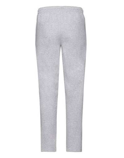 Fruit Of The Loom 64032 FOTL Mens Classic Open Hem Jog Pants - Heather Grey