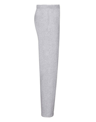 Fruit Of The Loom 64032 FOTL Mens Classic Open Hem Jog Pants - Heather Grey