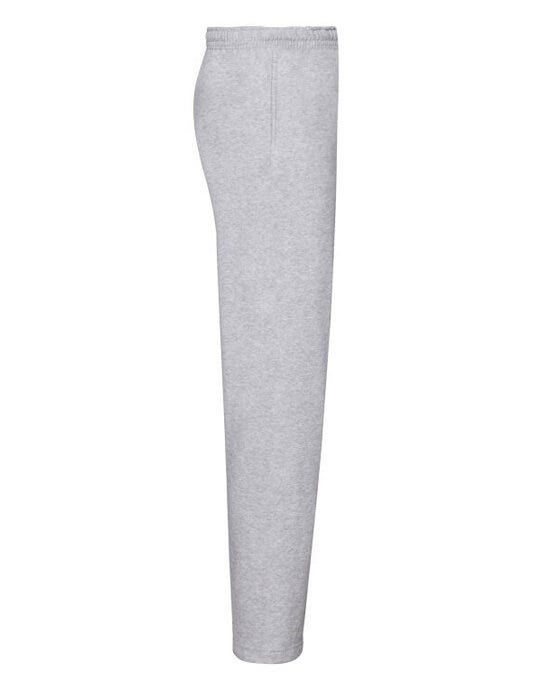 Fruit Of The Loom 64032 FOTL Mens Classic Open Hem Jog Pants - Heather Grey