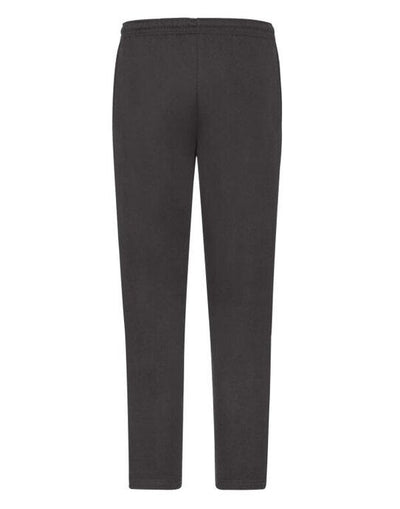 Fruit Of The Loom 64032 FOTL Mens Classic Open Hem Jog Pants - Black